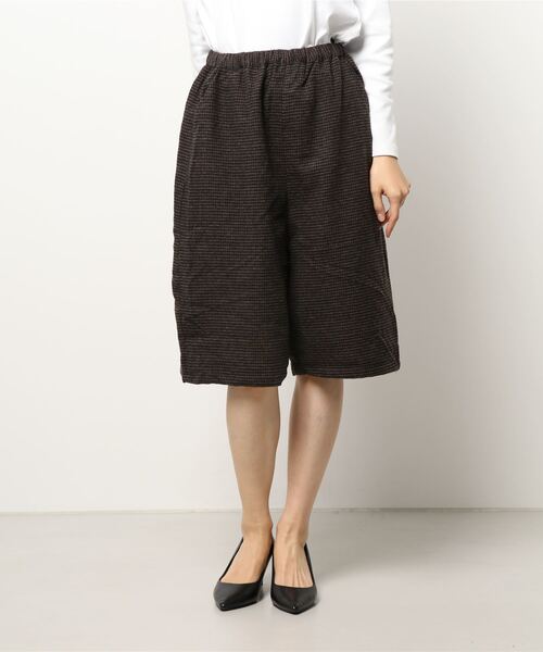 Samansa Mos2（サマンサ モスモス）の「ウール混ハーフパンツ（その他パンツ・レディース・ベージュ/ブラウン/グレー/チャコール・ﾌﾘ-）」の7枚目の写真