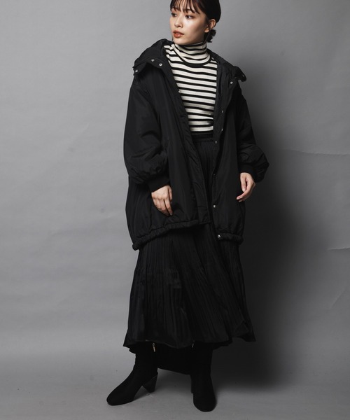 ARCANUM DESIGN（アルカナムデザイン）の「WEB限定 ARL 中綿モンスターパーカ（ブルゾン・レディース・カーキ/アイボリー/ブラック・FREE）」の17枚目の写真