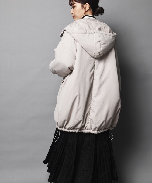 ARCANUM DESIGN（アルカナムデザイン）の「WEB限定 ARL 中綿モンスターパーカ（ブルゾン・レディース・カーキ/アイボリー/ブラック・FREE）」の20枚目の写真