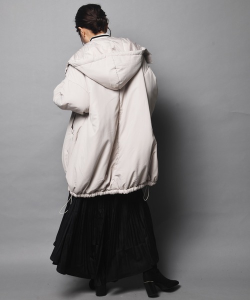 ARCANUM DESIGN（アルカナムデザイン）の「WEB限定 ARL 中綿モンスターパーカ（ブルゾン・レディース・カーキ/アイボリー/ブラック・FREE）」の18枚目の写真