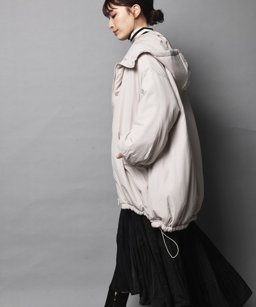 ARCANUM DESIGN（アルカナムデザイン）の「WEB限定 ARL 中綿モンスターパーカ（ブルゾン・レディース・カーキ/アイボリー/ブラック・FREE）」の16枚目の写真