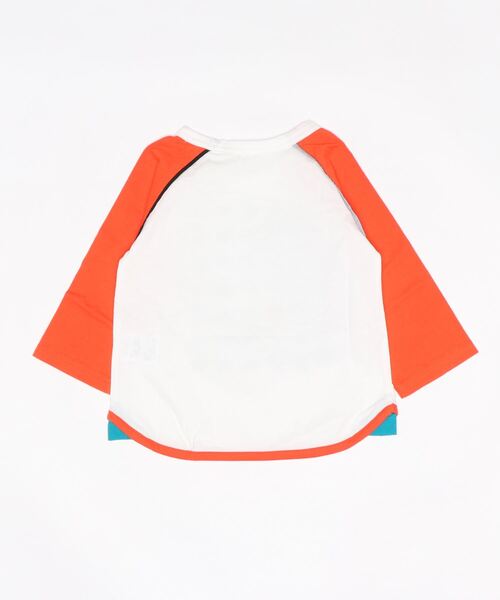 RAGMART（ラグマート）の「スタープリント七分袖Tシャツ（Tシャツ/カットソー・キッズ・グリーン/オフホワイト/ブルー・130cm/110cm/100cm/120cm）」の13枚目の写真