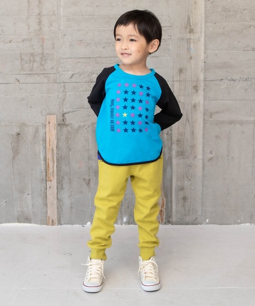 RAGMART（ラグマート）の「スタープリント七分袖Tシャツ（Tシャツ/カットソー・キッズ・グリーン/オフホワイト/ブルー・130cm/110cm/100cm/120cm）」の11枚目の写真