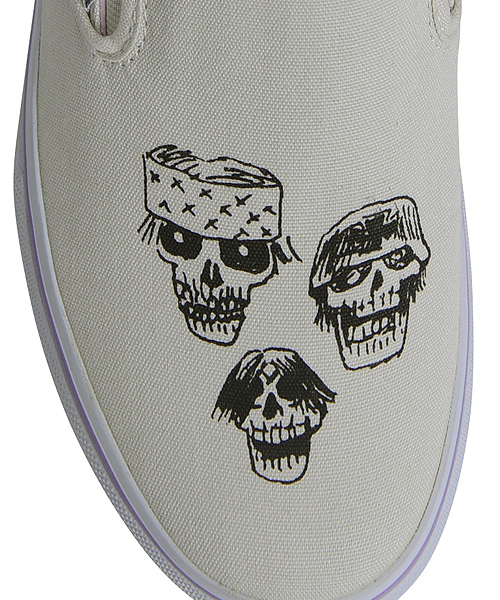 VANS(バンズ)の「MILKFEDxVANS SLIP ON (VANS/ヴァンズ/スリッポン)(スニーカー・レディース・ホワイト・23.5cm/27cm/27.5cm/26.5cm/23cm/24.5cm/24cm/28cm/25cm)」の2枚目の写真