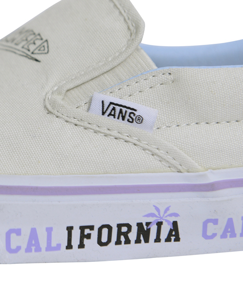 VANS(バンズ)の「MILKFEDxVANS SLIP ON (VANS/ヴァンズ/スリッポン)(スニーカー・レディース・ホワイト・23.5cm/27cm/27.5cm/26.5cm/23cm/24.5cm/24cm/28cm/25cm)」の4枚目の写真