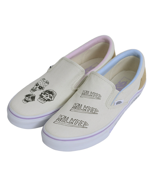 VANS(バンズ)の「MILKFEDxVANS SLIP ON (VANS/ヴァンズ/スリッポン)(スニーカー・レディース・ホワイト・23.5cm/27cm/27.5cm/26.5cm/23cm/24.5cm/24cm/28cm/25cm)」の13枚目の写真