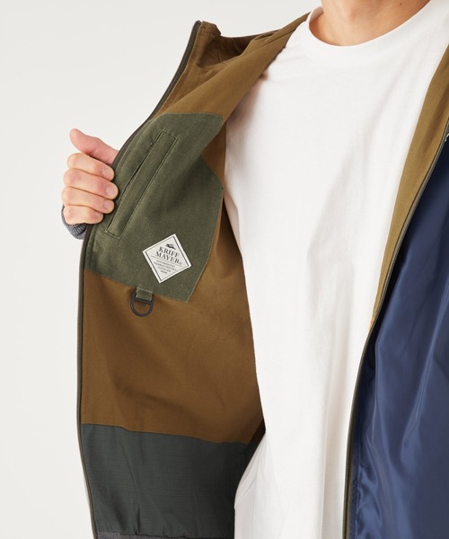 KRIFF MAYER(クリフメイヤー)の「ひっくりスプリングJK(その他アウター・メンズ・ベージュ/ネイビー/チャコール・MEDIUM/LARGE/X-LARGE)」の10枚目の写真