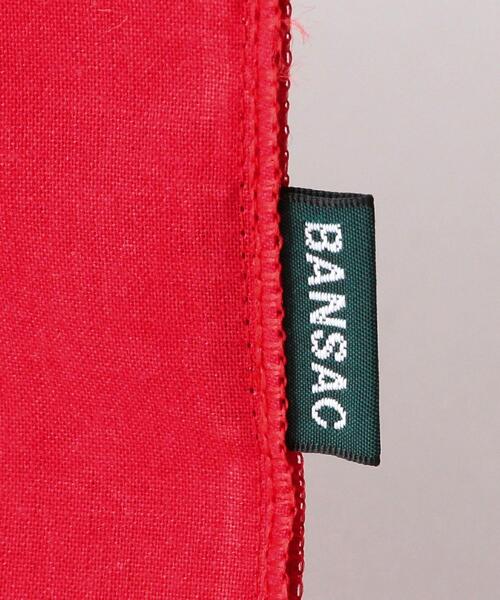 green label relaxing(グリーンレーベルリラクシング)の「<BANSAC(バンサック)>バンダナ バッグ(エコバッグ/サブバッグ・メンズ・レッド/ホワイト/オレンジ/ケリー/パープル/ブラック/ネイビー/ダークグリーン・FREE)」の21枚目の写真