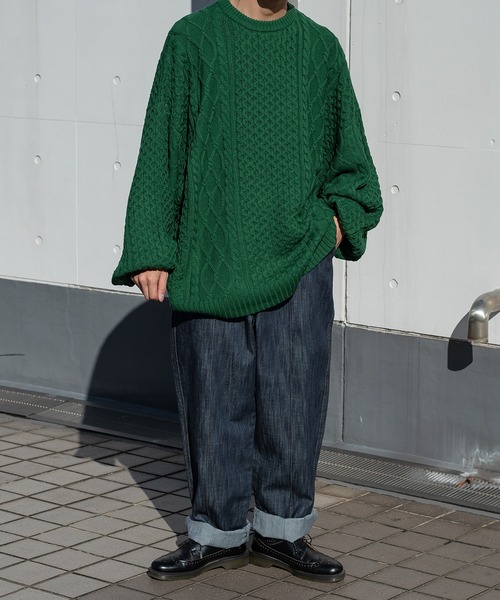 kutir(クティール)の「ルーズストレートデニムパンツ(その他パンツ・メンズ・ブラック/インディゴブルー・SMALL/MEDIUM/LARGE)」の11枚目の写真