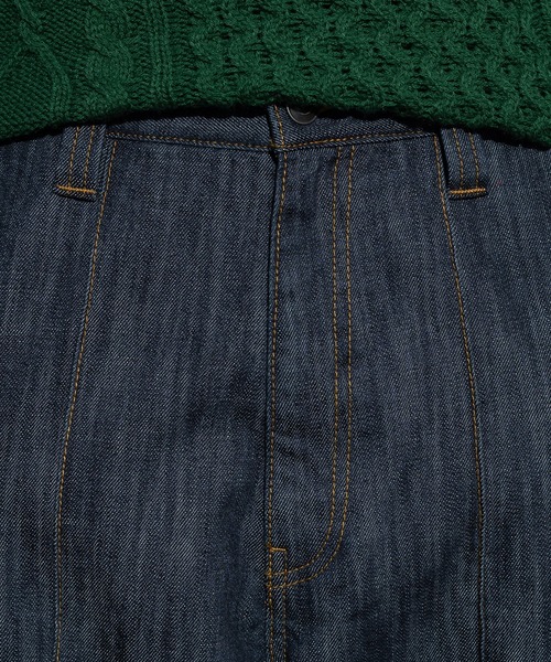 kutir(クティール)の「ルーズストレートデニムパンツ(その他パンツ・メンズ・ブラック/インディゴブルー・SMALL/MEDIUM/LARGE)」の6枚目の写真
