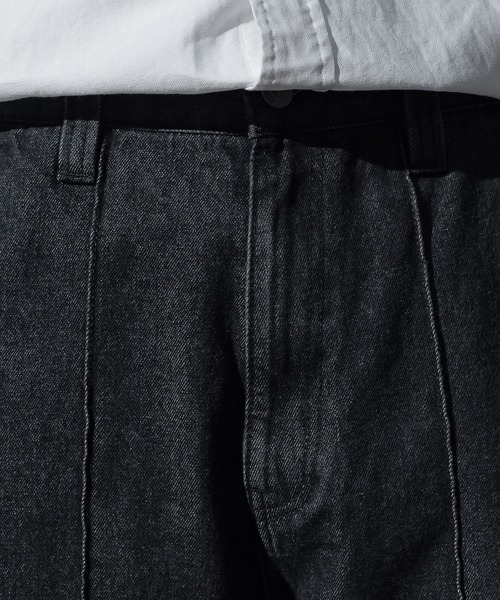 kutir(クティール)の「ルーズストレートデニムパンツ(その他パンツ・メンズ・ブラック/インディゴブルー・SMALL/MEDIUM/LARGE)」の8枚目の写真