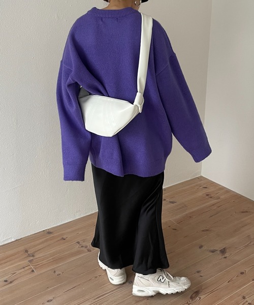 wee9s（ウィークス）の「croissant shoulder bag / クロワッサンショルダーバッグ（ショルダーバッグ・レディース・ブラック/ブラウン/アイボリー・FREE）」の19枚目の写真