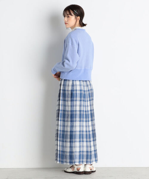 fredy repit(フレディレピ)の「【WEB限定カラーあり】パールボタンワッフルカーディガン(カーディガン/ボレロ・レディース・ネイビー/オフホワイト/カーキ/サックスブルー/ブラック系その他4・38)」の14枚目の写真