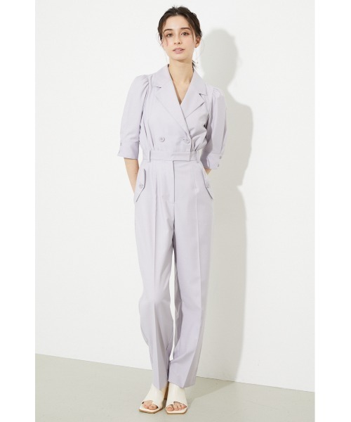 rienda(リエンダ)の「トレンチデザインロンパース(つなぎ/オールインワン・レディース・ブラック/ライトグリーン/ライトパープル・SMALL/MEDIUM)」の19枚目の写真