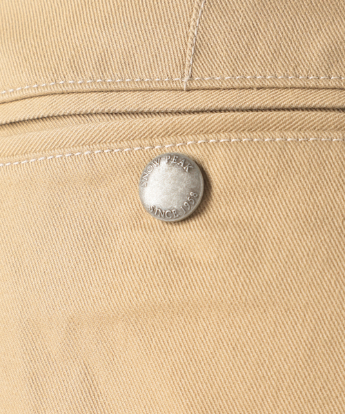 Snow Peak（スノーピーク）の「【SNOW PEAK / スノーピーク】TAKIBI Chino Pants（チノパンツ・メンズ・ベージュ・SMALL/MEDIUM/LARGE）」の11枚目の写真