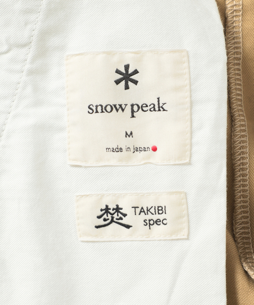 Snow Peak（スノーピーク）の「【SNOW PEAK / スノーピーク】TAKIBI Chino Pants（チノパンツ・メンズ・ベージュ・SMALL/MEDIUM/LARGE）」の3枚目の写真