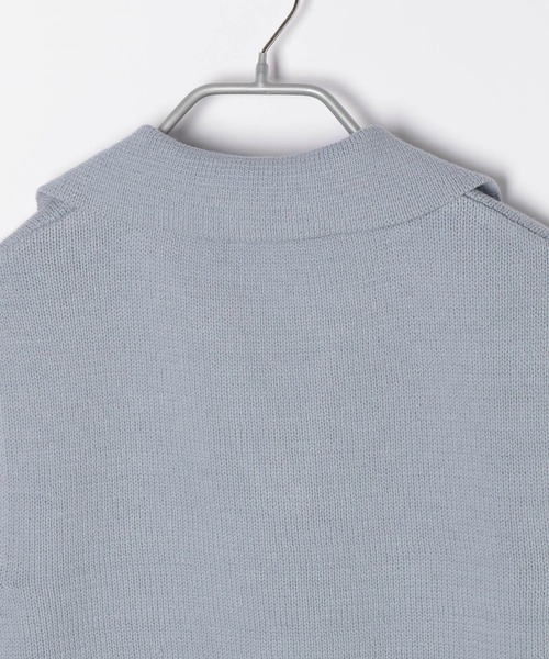 Heather(ヘザー)の「キーネックコンパクトベスト 271821(ベスト・レディース・オフホワイト/ブラック×ホワイト/ブルー・FREE)」の8枚目の写真