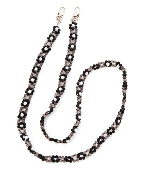 Casselini（キャセリーニ）の「【直営店限定】 Casselini(キャセリーニ)ビーズモバイルストラップ＆クリアiPhoneケース（スマホケース/カバー・レディース・ホワイト/グレー/シルバー/イエロー・#10/#7/#8/#9/#5/#6/#4/#1/#3/#2）」の5枚目の写真