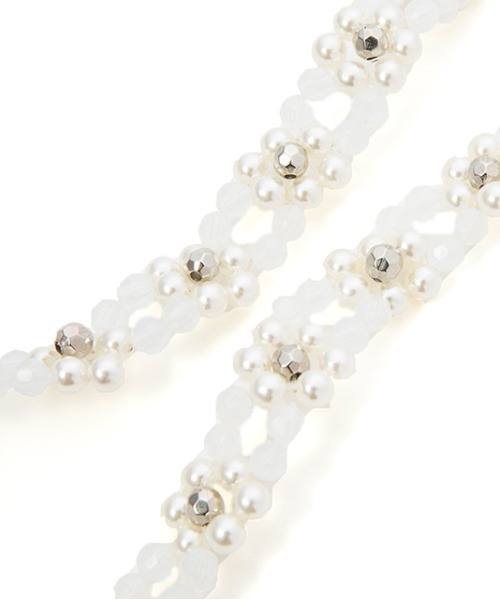 Casselini（キャセリーニ）の「【直営店限定】 Casselini(キャセリーニ)ビーズモバイルストラップ＆クリアiPhoneケース（スマホケース/カバー・レディース・ホワイト/グレー/シルバー/イエロー・#10/#7/#8/#9/#5/#6/#4/#1/#3/#2）」の16枚目の写真