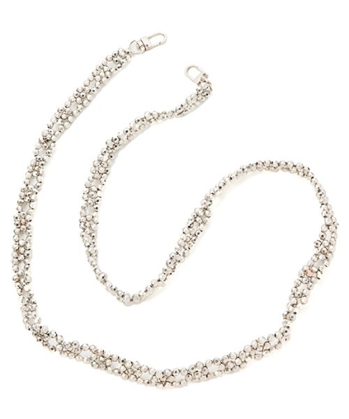 Casselini（キャセリーニ）の「【直営店限定】 Casselini(キャセリーニ)ビーズモバイルストラップ＆クリアiPhoneケース（スマホケース/カバー・レディース・ホワイト/グレー/シルバー/イエロー・#10/#7/#8/#9/#5/#6/#4/#1/#3/#2）」の18枚目の写真