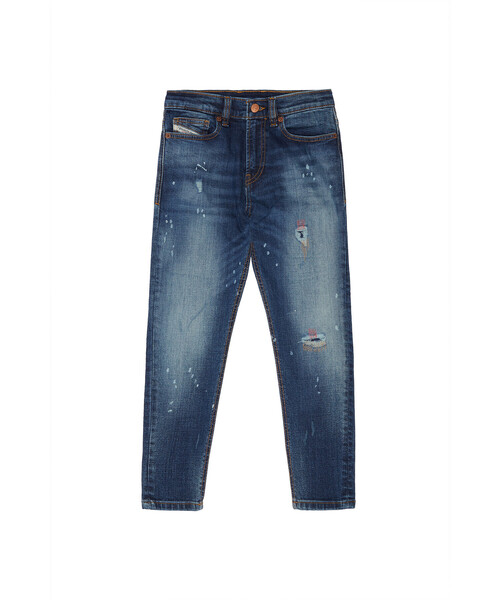 DIESEL(ディーゼル)の「DIESEL KID ジュニア デニムパンツ キャロット ストレッチ(デニムパンツ・キッズ・インディゴブルー・14Y/8Y/10Y/6Y/4Y/12Y)」の1枚目の写真