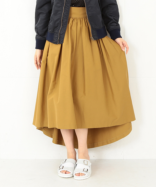 Ray BEAMS（レイビームス）の「◎RBS / ロング テールギャザー スカート（スカート・レディース・ベージュ/ロイヤルブルー・0/1）」の13枚目の写真