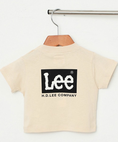 Lee(リー)の「【70-100cm】ベビー バックロゴ プリント半袖Tシャツ(Tシャツ/カットソー・キッズ・ホワイト/チャコールグレー/ベージュ/ピンク/グリーン系その他・90/100/80/70)」の3枚目の写真