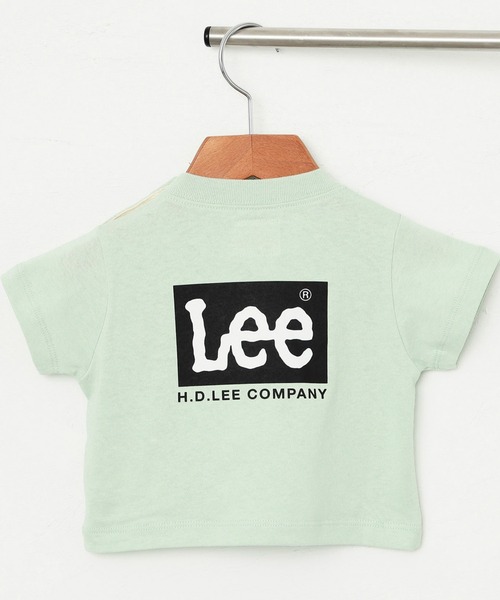 Lee(リー)の「【70-100cm】ベビー バックロゴ プリント半袖Tシャツ(Tシャツ/カットソー・キッズ・ホワイト/チャコールグレー/ベージュ/ピンク/グリーン系その他・90/100/80/70)」の4枚目の写真