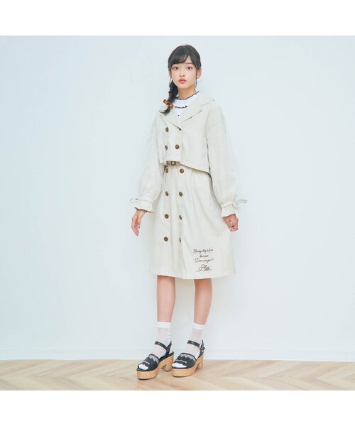 algy（アルジー）の「スカラップ切替サンダル（サンダル・キッズ・アイボリー/ブラック・23/21/24/22/20）」の4枚目の写真