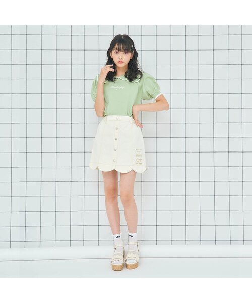 algy（アルジー）の「スカラップ切替サンダル（サンダル・キッズ・アイボリー/ブラック・23/21/24/22/20）」の13枚目の写真