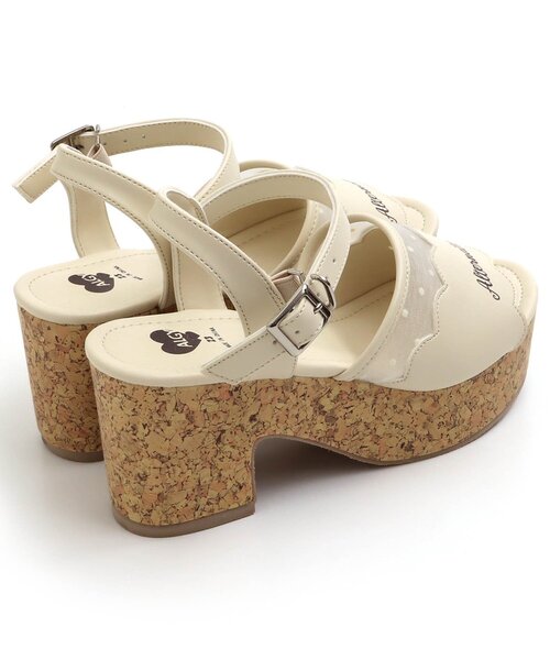 algy（アルジー）の「スカラップ切替サンダル（サンダル・キッズ・アイボリー/ブラック・23/21/24/22/20）」の20枚目の写真