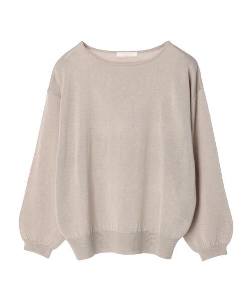 Green Parks(グリーンパークス)の「ボートネックニットプルオーバー*(ニット/セーター・レディース・グレイッシュベージュ/オレンジ/ブルー・FREE)」の21枚目の写真