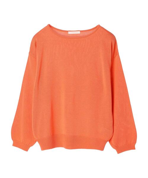 Green Parks(グリーンパークス)の「ボートネックニットプルオーバー*(ニット/セーター・レディース・グレイッシュベージュ/オレンジ/ブルー・FREE)」の22枚目の写真