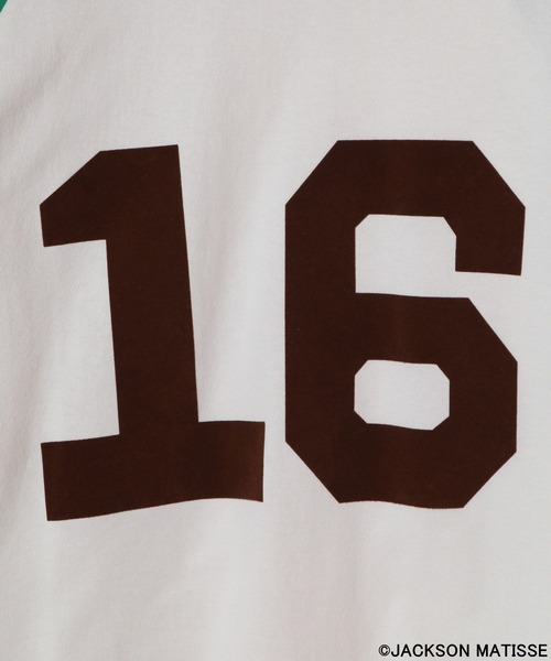 JACKSON MATISSE(ジャクソンマティス)の「【JACKSON MATISSE(ジャクソンマティス)×BAYFLOW】ラグランプリントTEE(Tシャツ/カットソー・メンズ・ネイビー/レッド/グリーン・MEDIUM/LARGE)」の14枚目の写真