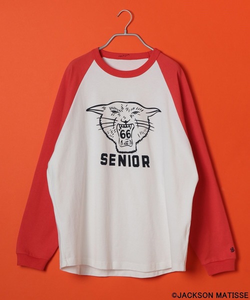 JACKSON MATISSE(ジャクソンマティス)の「【JACKSON MATISSE(ジャクソンマティス)×BAYFLOW】ラグランプリントTEE(Tシャツ/カットソー・メンズ・ネイビー/レッド/グリーン・MEDIUM/LARGE)」の21枚目の写真