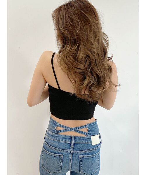 GYDA(ジェイダ)の「コルセットデザインビスチェ(キャミソール・レディース・ブラック/オフホワイト・FREE)」の4枚目の写真