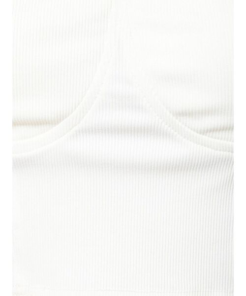 GYDA(ジェイダ)の「コルセットデザインビスチェ(キャミソール・レディース・ブラック/オフホワイト・FREE)」の21枚目の写真