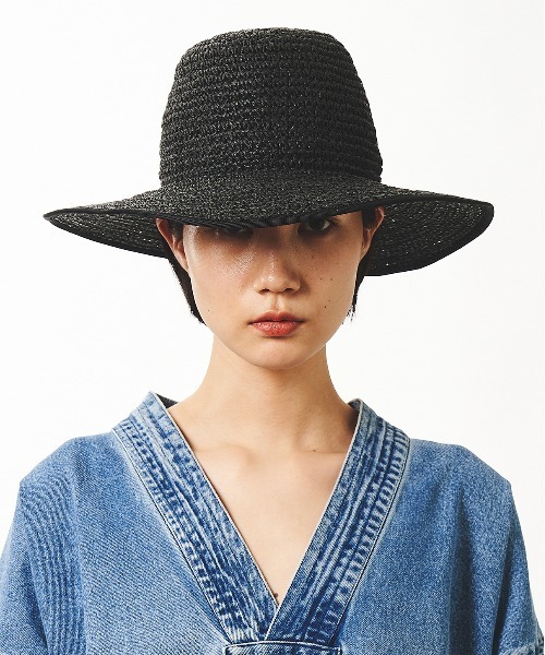 La Maison de Lyllis(メゾンドリリス)の「TEO テオ / La Maison de Lyllis 2222005 メゾンドリリス(ハット・レディース・ホワイト/スカイブルー/ブラック/ピンク・57cm)」の2枚目の写真