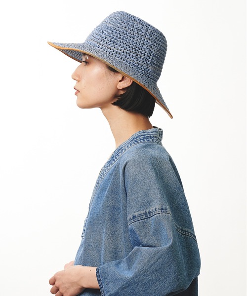 La Maison de Lyllis(メゾンドリリス)の「TEO テオ / La Maison de Lyllis 2222005 メゾンドリリス(ハット・レディース・ホワイト/スカイブルー/ブラック/ピンク・57cm)」の16枚目の写真