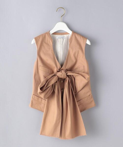 MADISON BLUE(マディソンブルー)の「<MADISON BLUE(マディソンブルー)>カットオフリボン ベスト ■■■(ベスト・レディース・ベージュ・01)」の12枚目の写真