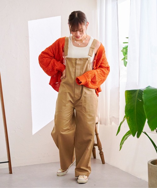 CPCM(シーピーシーエム)の「ポケットオールインワン(サロペット/オーバーオール・レディース・ブラック/ベージュ/ブルー・FREE)」の14枚目の写真