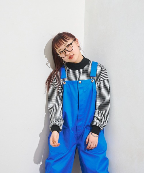 CPCM(シーピーシーエム)の「ポケットオールインワン(サロペット/オーバーオール・レディース・ブラック/ベージュ/ブルー・FREE)」の5枚目の写真