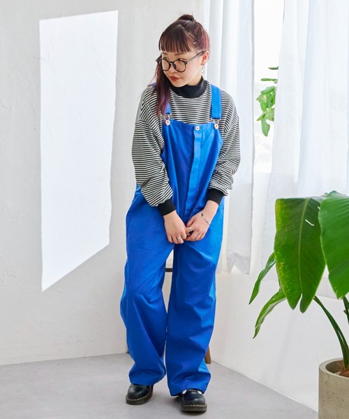 CPCM(シーピーシーエム)の「ポケットオールインワン(サロペット/オーバーオール・レディース・ブラック/ベージュ/ブルー・FREE)」の9枚目の写真