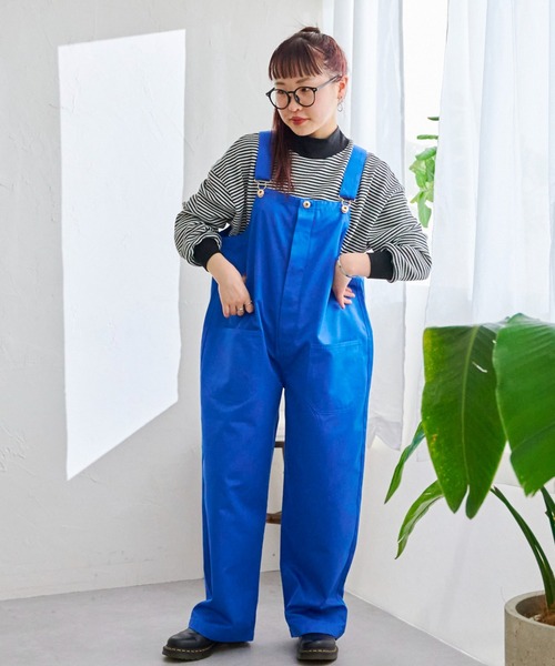 CPCM(シーピーシーエム)の「ポケットオールインワン(サロペット/オーバーオール・レディース・ブラック/ベージュ/ブルー・FREE)」の12枚目の写真