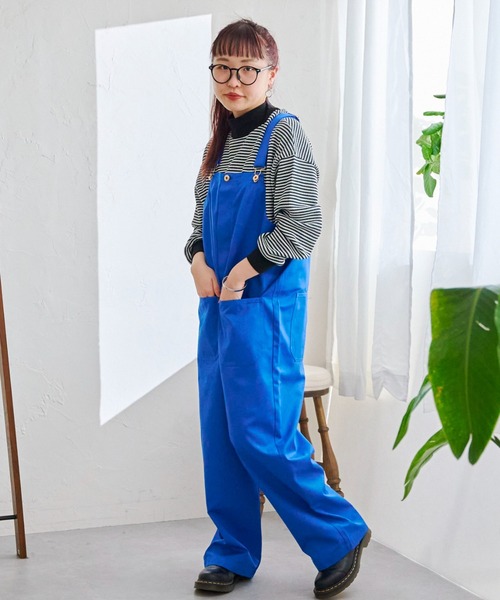 CPCM(シーピーシーエム)の「ポケットオールインワン(サロペット/オーバーオール・レディース・ブラック/ベージュ/ブルー・FREE)」の15枚目の写真