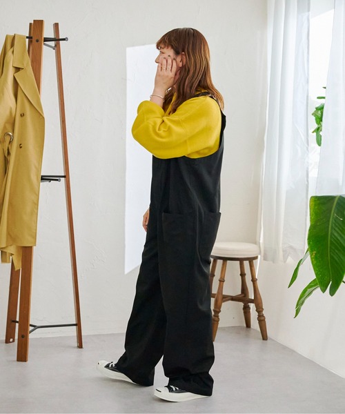 CPCM(シーピーシーエム)の「ポケットオールインワン(サロペット/オーバーオール・レディース・ブラック/ベージュ/ブルー・FREE)」の13枚目の写真