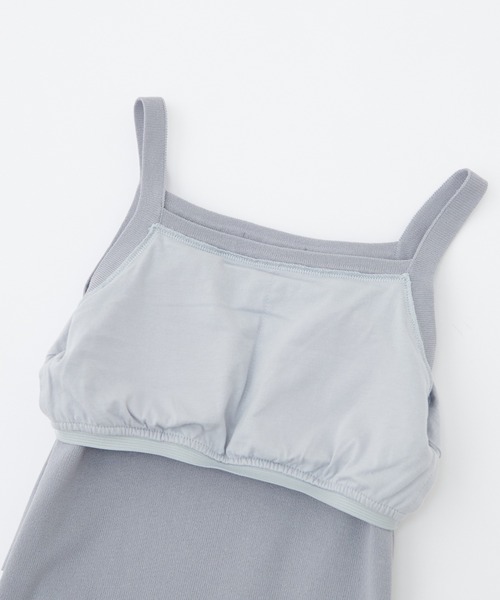 natural couture（ナチュラルクチュール）の「今季1枚は持っていたいマストアイテム　総針ニットカップつきタンク（キャミソール・レディース・オフホワイト/ブラック/ベージュ/ブルー・FREE）」の20枚目の写真