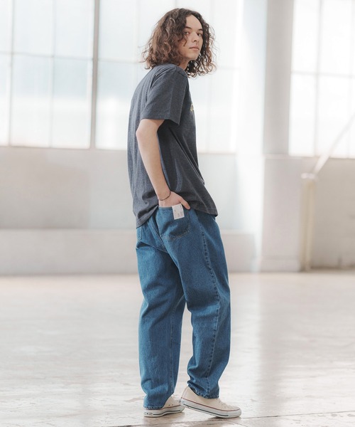 CAMBIO(カンビオ)の「mt7803-プリントT(s.e.wisemanネオンカレッジ)(Tシャツ/カットソー・メンズ・ブルー系その他/ブラック系その他/ミックスグレー・S/XL/L/M)」の13枚目の写真