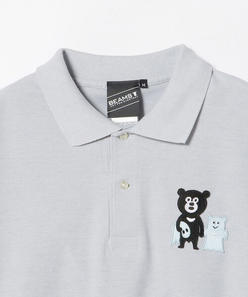 BEAMS T(ビームスティー)の「BEAMS T / ゴーストベアー ポロシャツ(ポロシャツ・メンズ・ホワイト/ブラック/グレー・S/M/L/XL)」の8枚目の写真