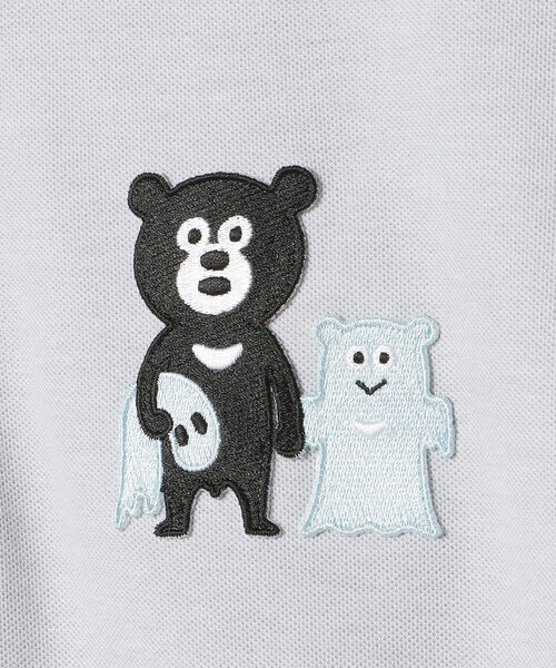 BEAMS T(ビームスティー)の「BEAMS T / ゴーストベアー ポロシャツ(ポロシャツ・メンズ・ホワイト/ブラック/グレー・S/M/L/XL)」の10枚目の写真